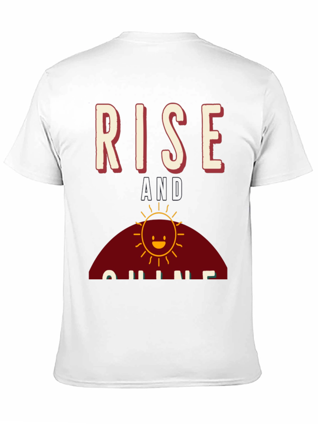 Rise and Shine Graphic Tee - Black Cotton