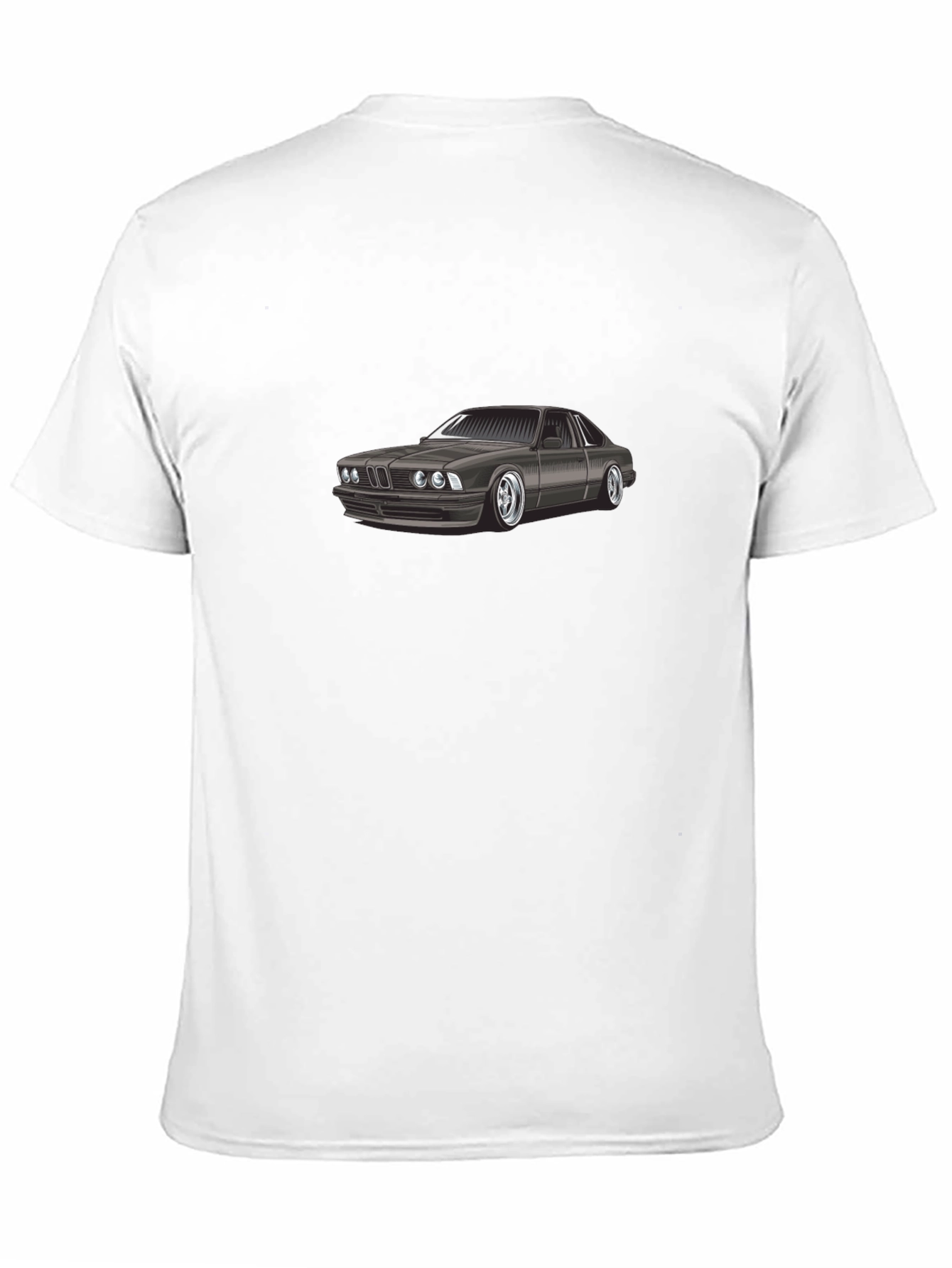 Classic Car Graphic Tee - Black Cotton