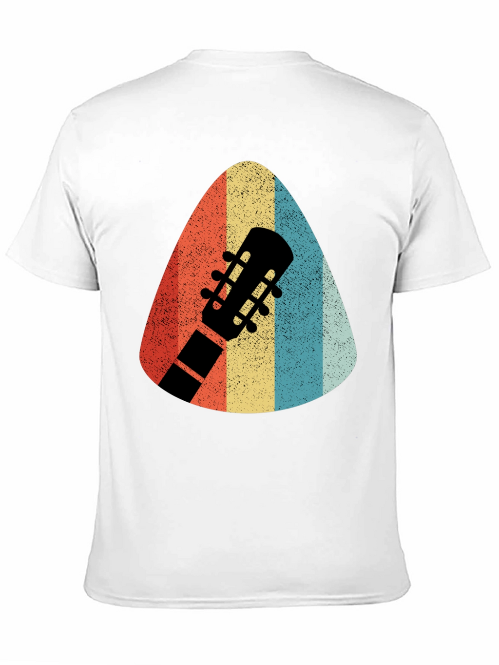 Retro Guitar Pick T-Shirt - Musicians Style