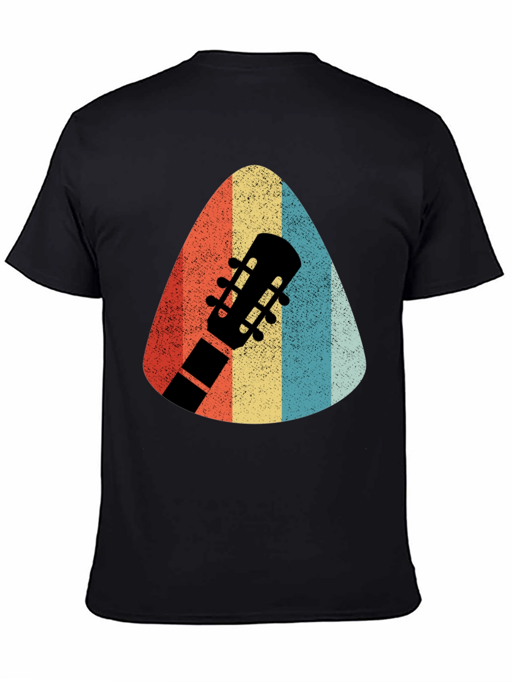 Retro Guitar Pick T-Shirt - Musicians Style
