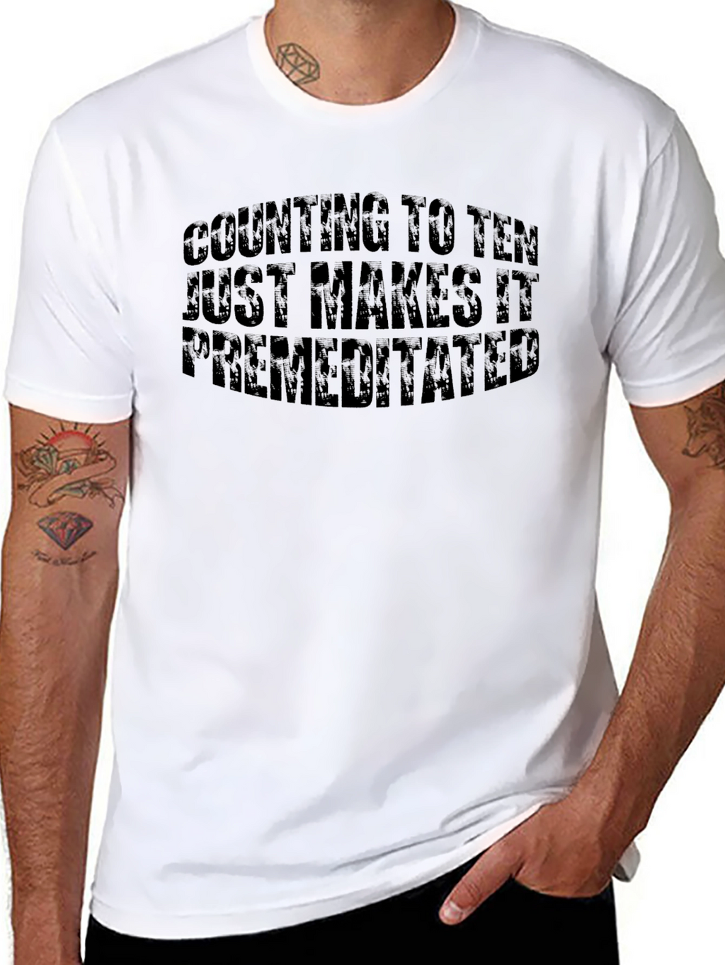 Counting to Ten Funny Graphic Tee