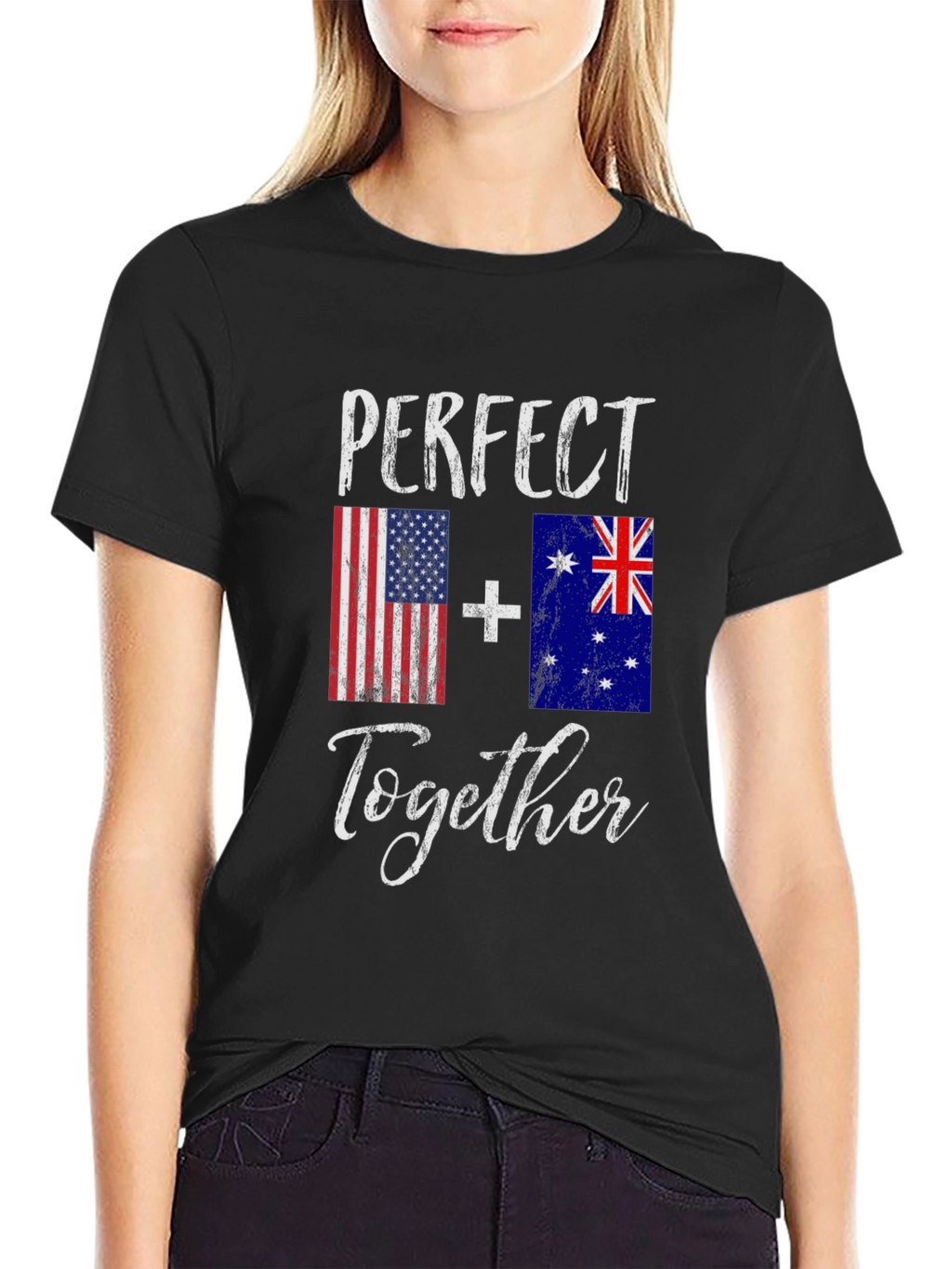 Perfect Together USA & Australia Flag T-Shirt
