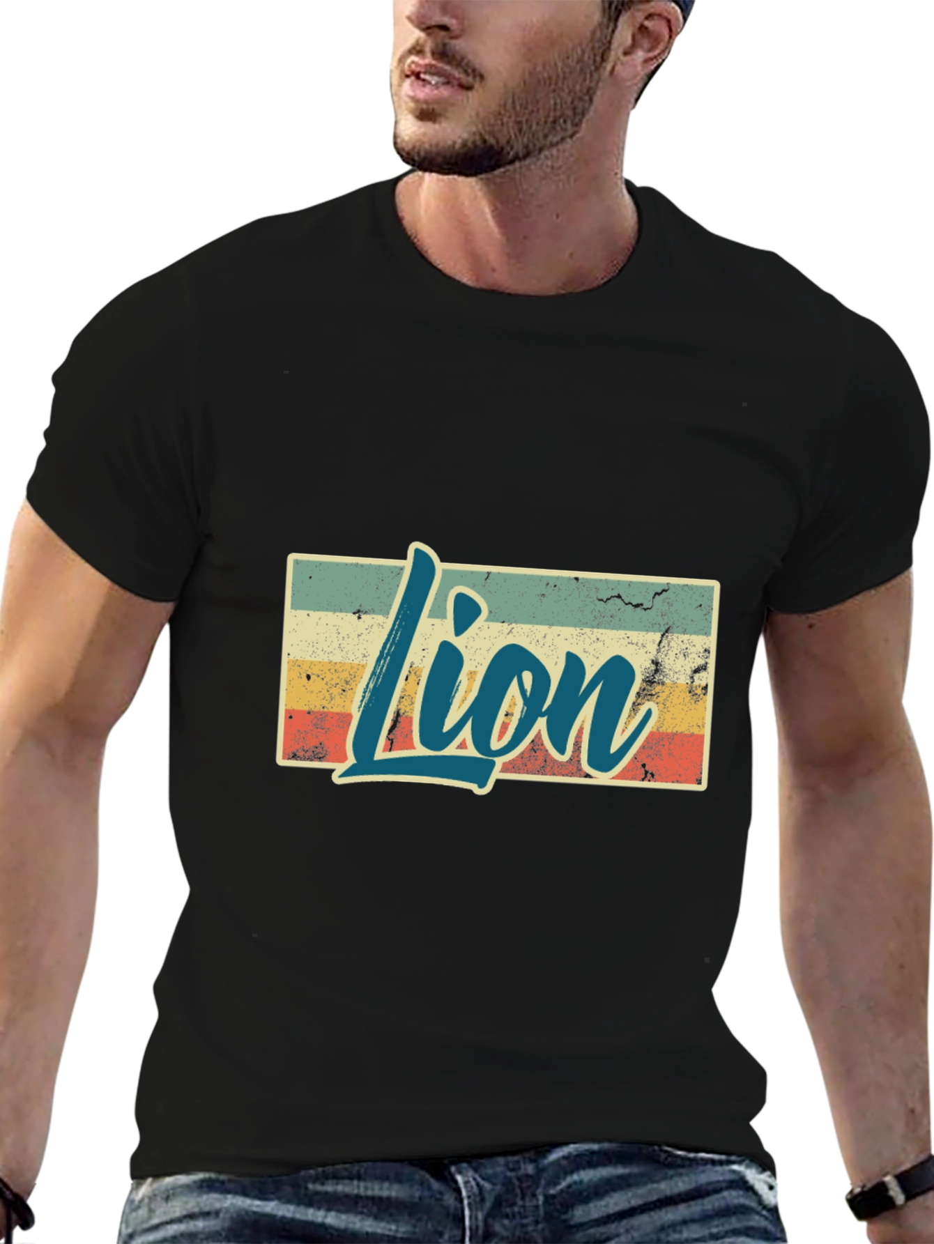 Vintage Lion T-Shirt - Retro Style Graphic Tee