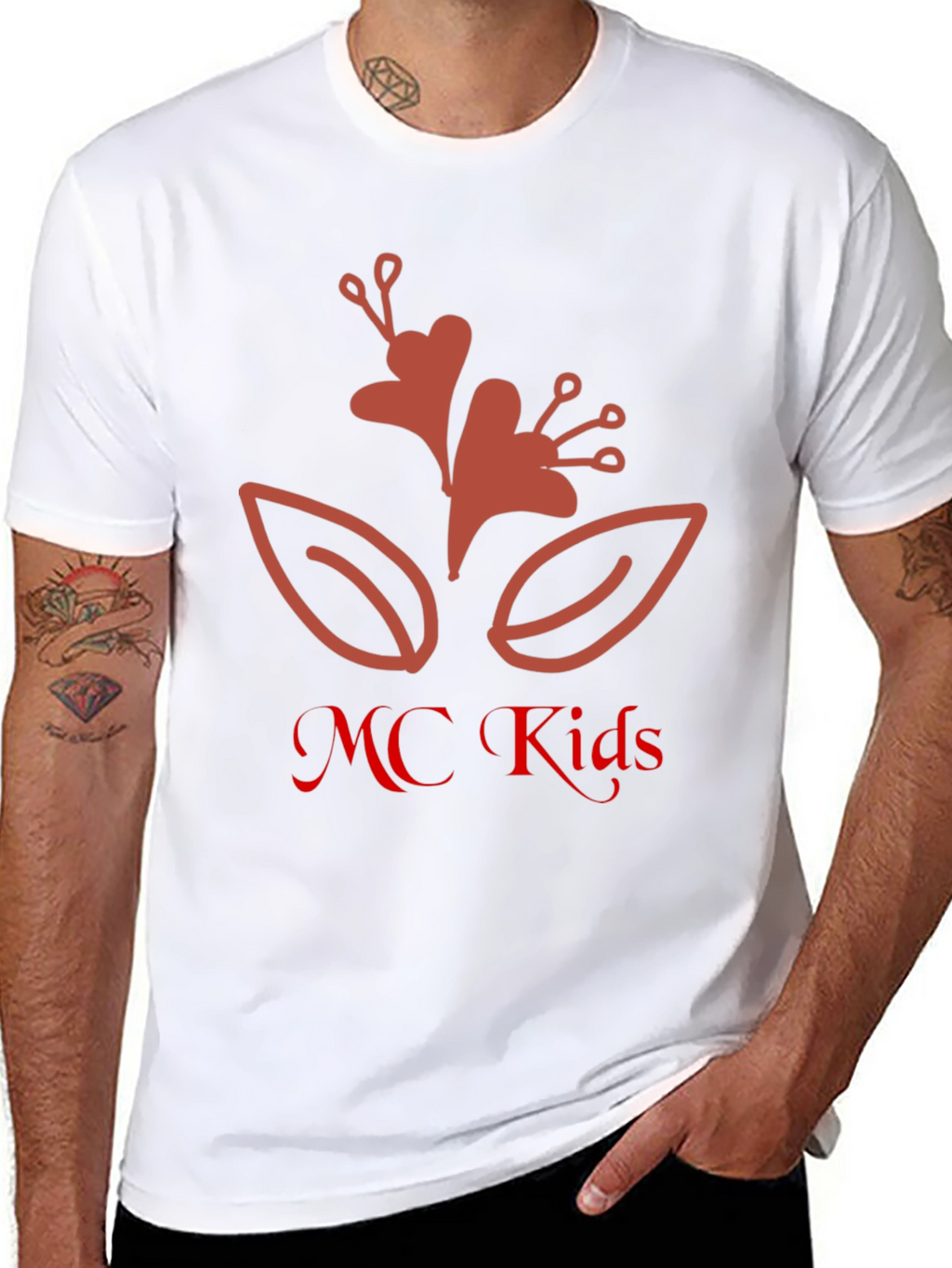 MC Kids Flower Graphic T-Shirt