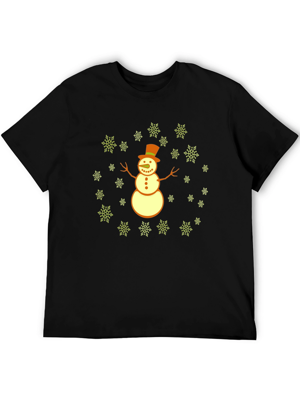 Festive Snowman Graphic Tee - Holiday Cheer!