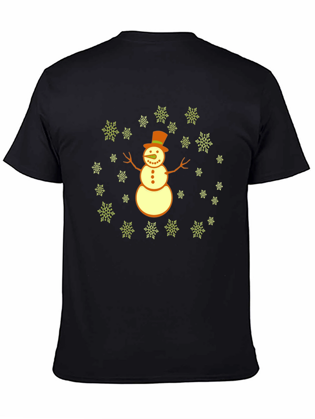 Festive Snowman Graphic Tee - Holiday Cheer!
