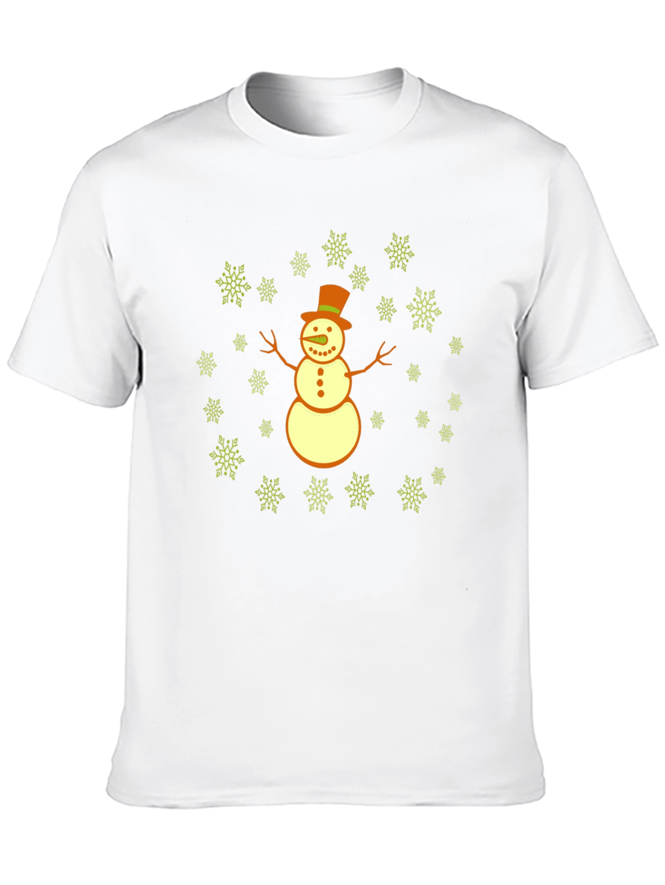Festive Snowman Graphic Tee - Holiday Cheer!
