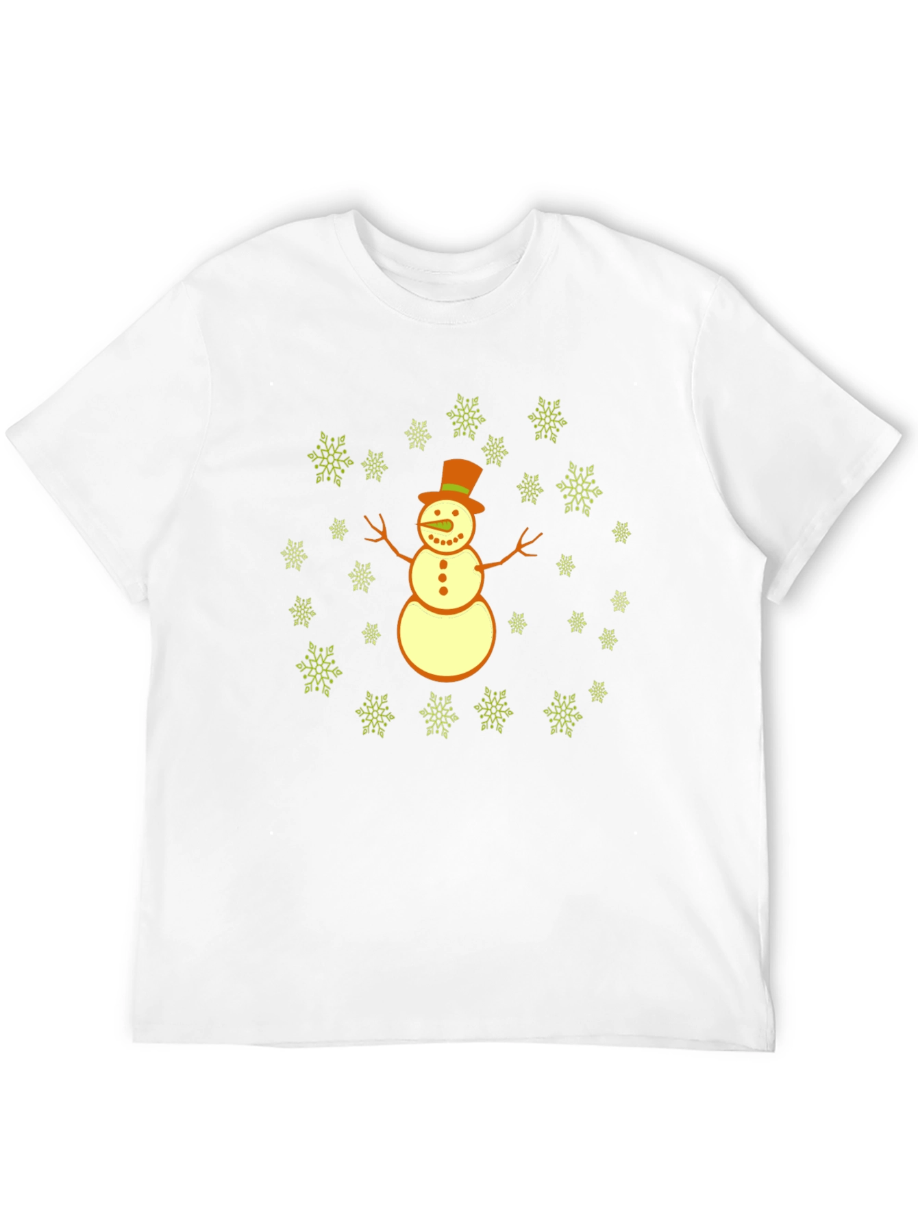 Festive Snowman Graphic Tee - Holiday Cheer!