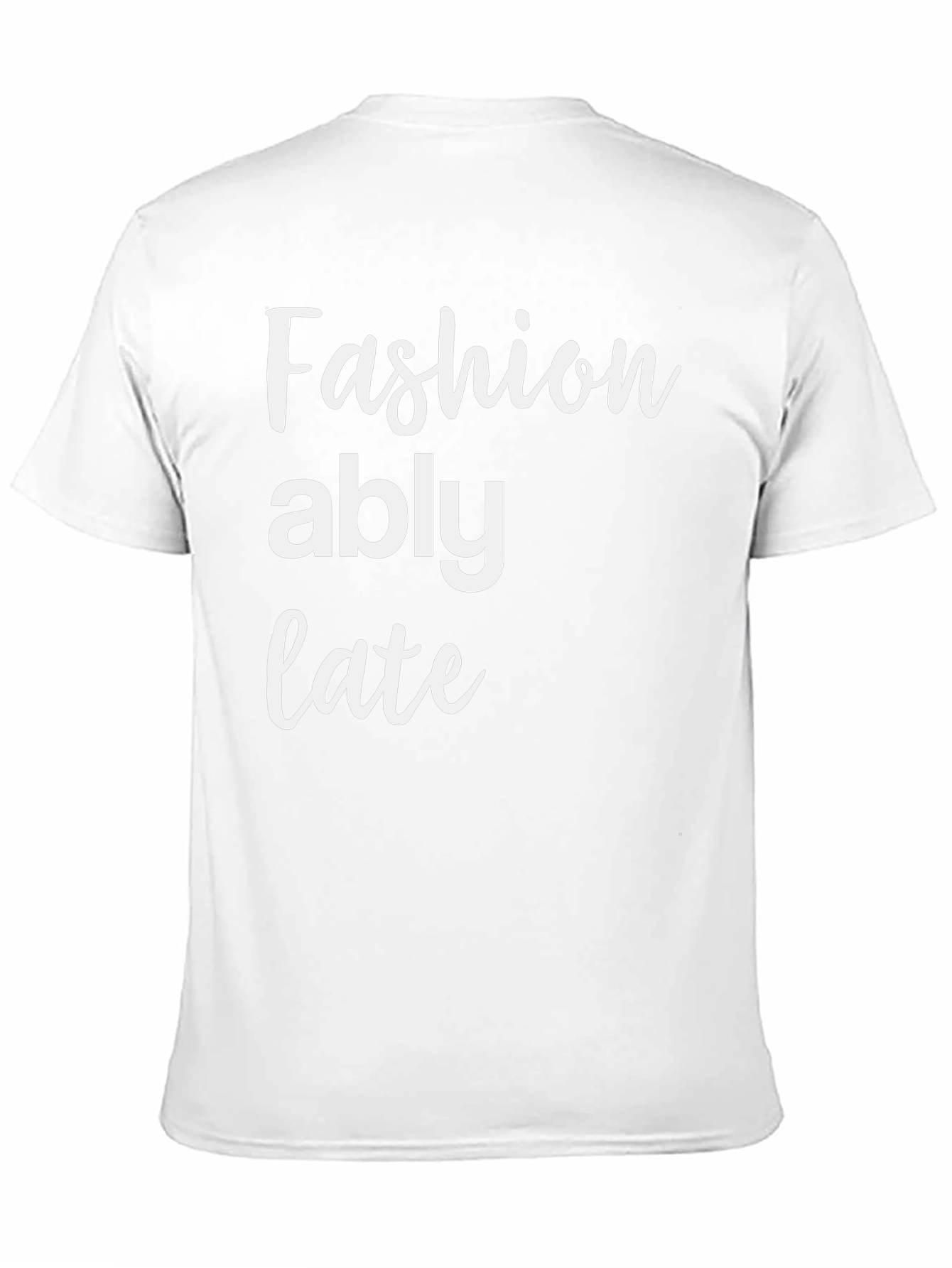 Fashionably Late Graphic Tee - Stylish & Comfortable