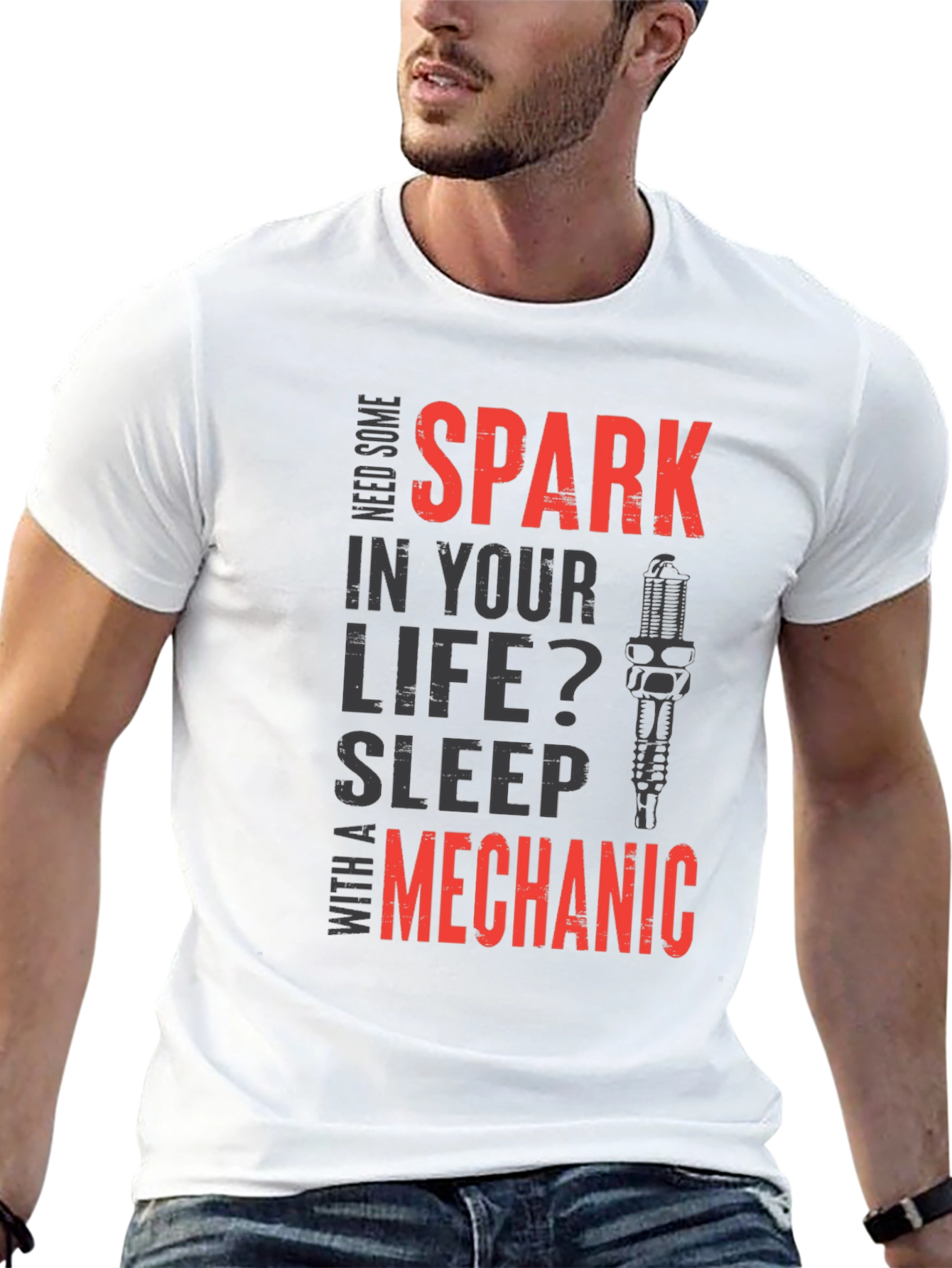 Need Some Spark? Mechanic T-Shirt