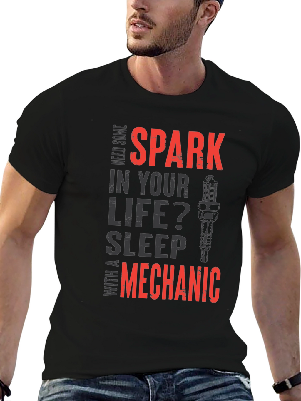 Need Some Spark? Mechanic T-Shirt