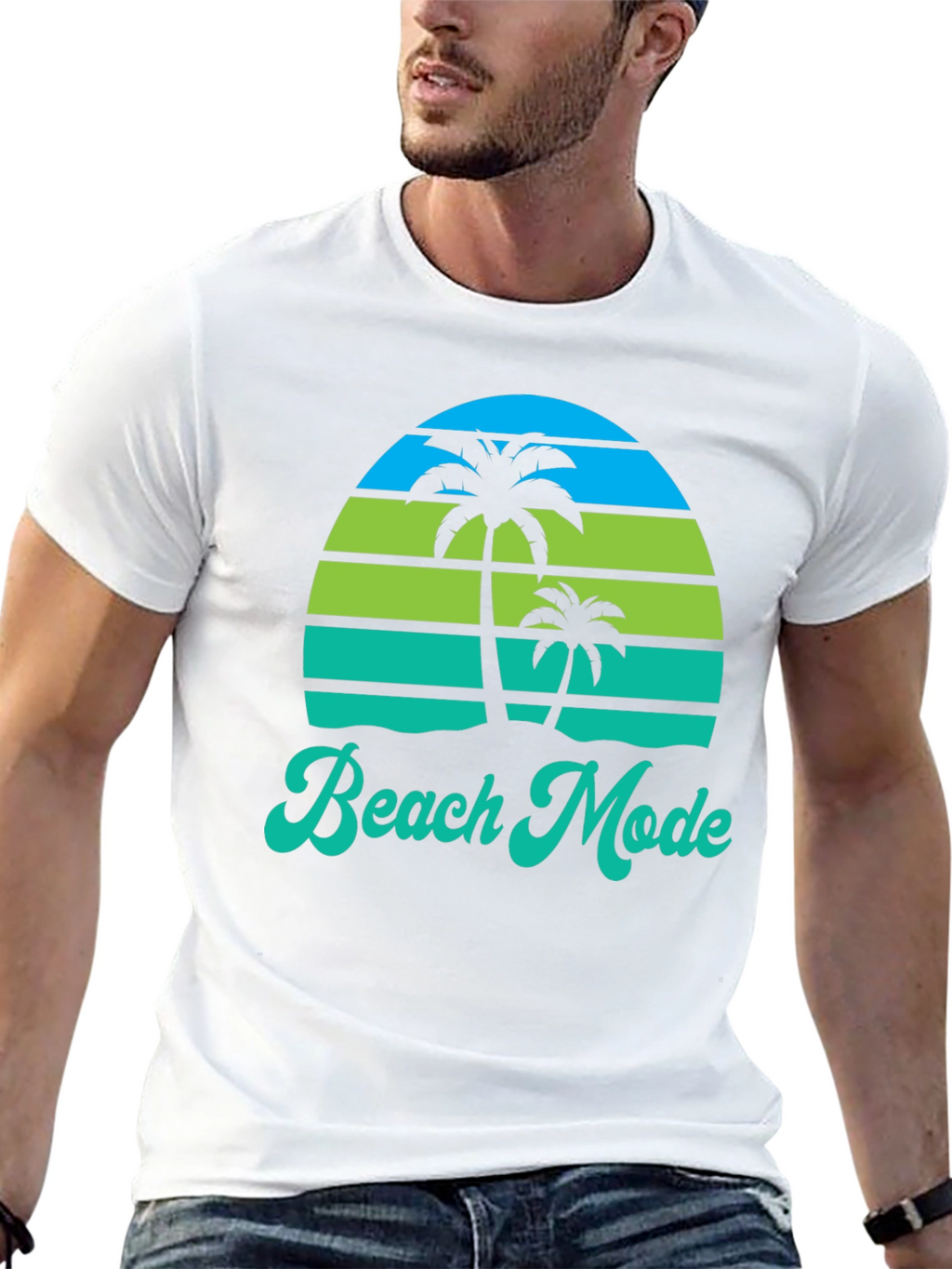 Beach Mode Graphic Tee - Tropical Vibes