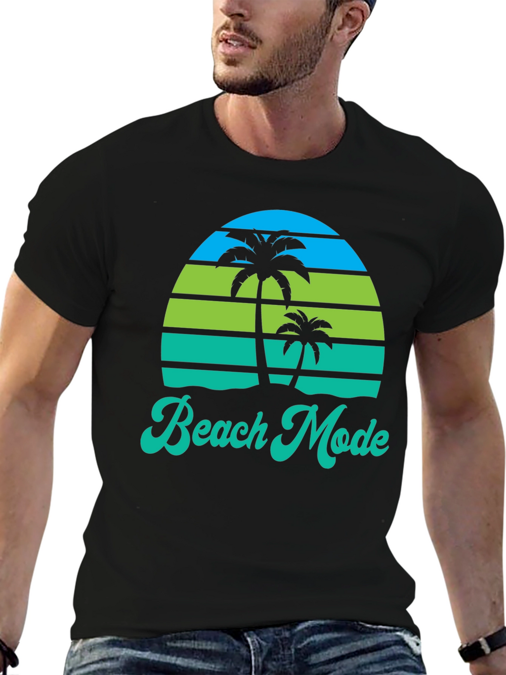 Beach Mode Graphic Tee - Tropical Vibes