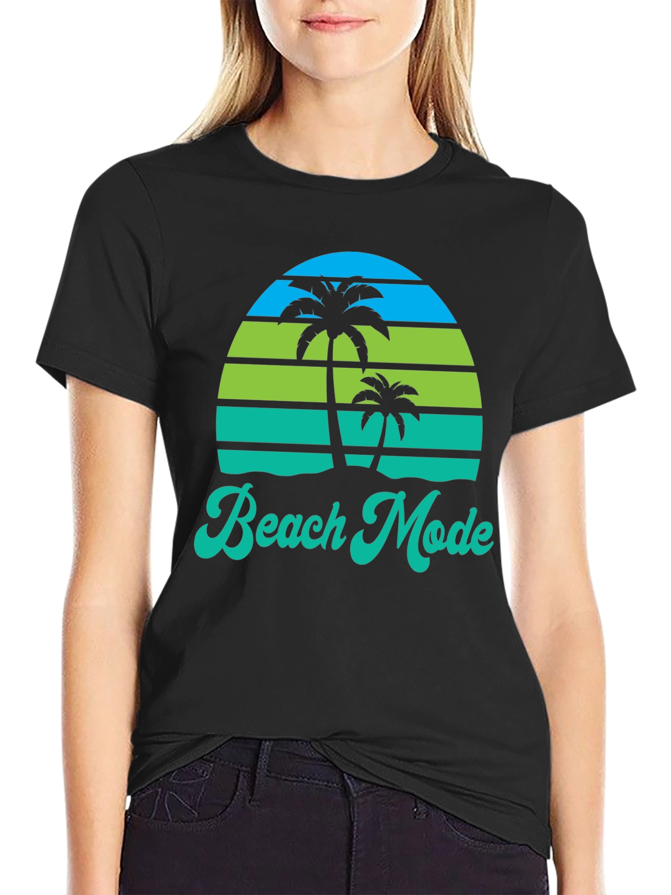 Beach Mode Graphic Tee - Tropical Vibes