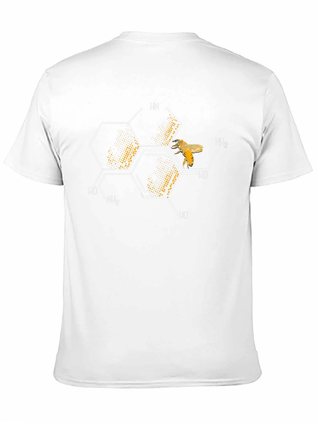 Honey Bee Chemical Structure Graphic T-Shirt
