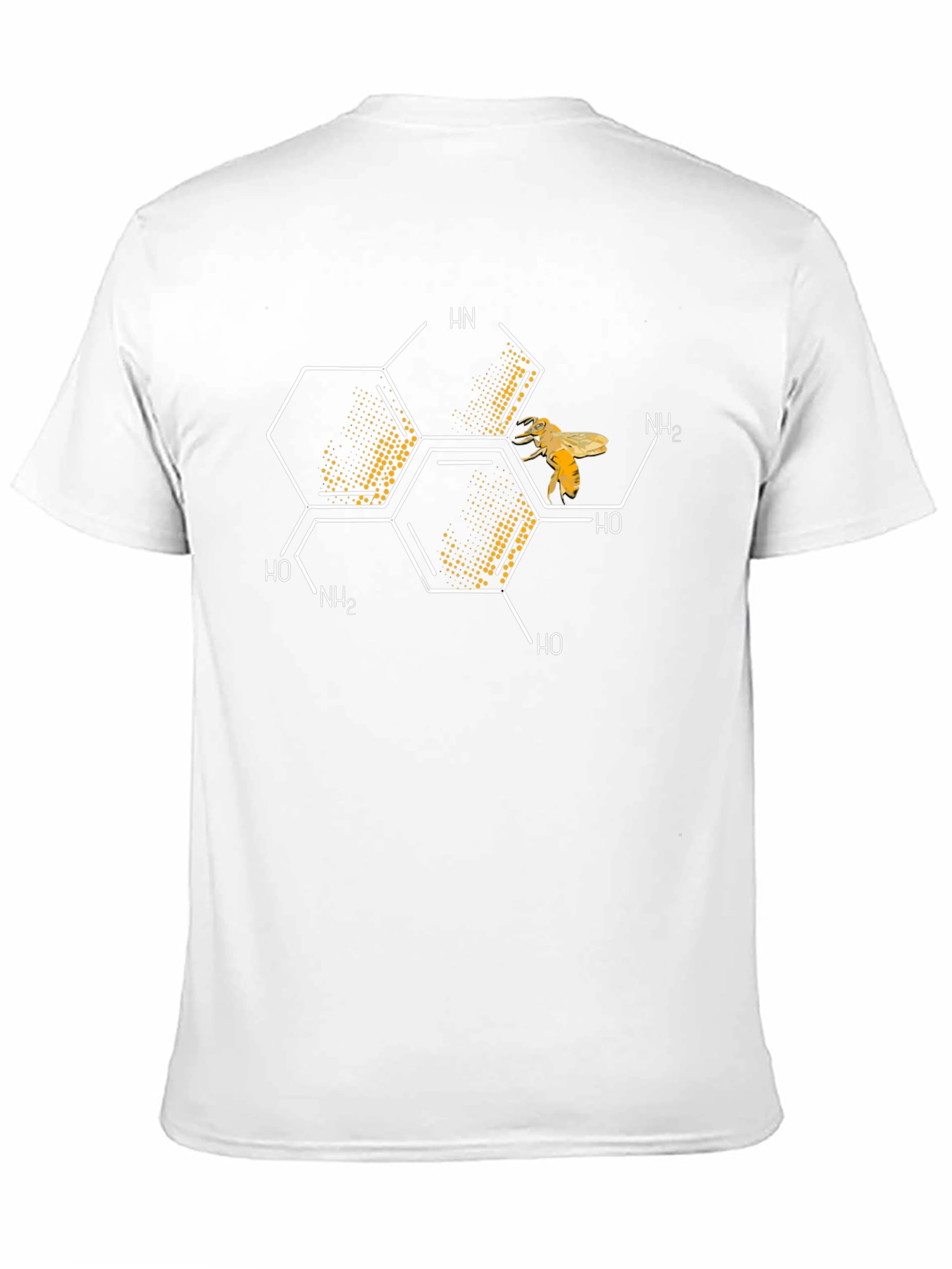 Honey Bee Chemical Structure Graphic T-Shirt