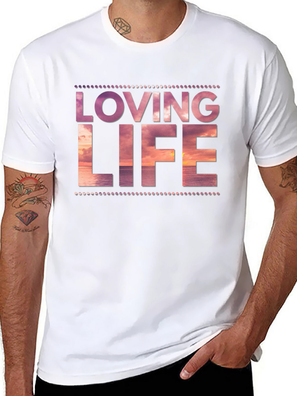 Loving Life Sunset T-Shirt