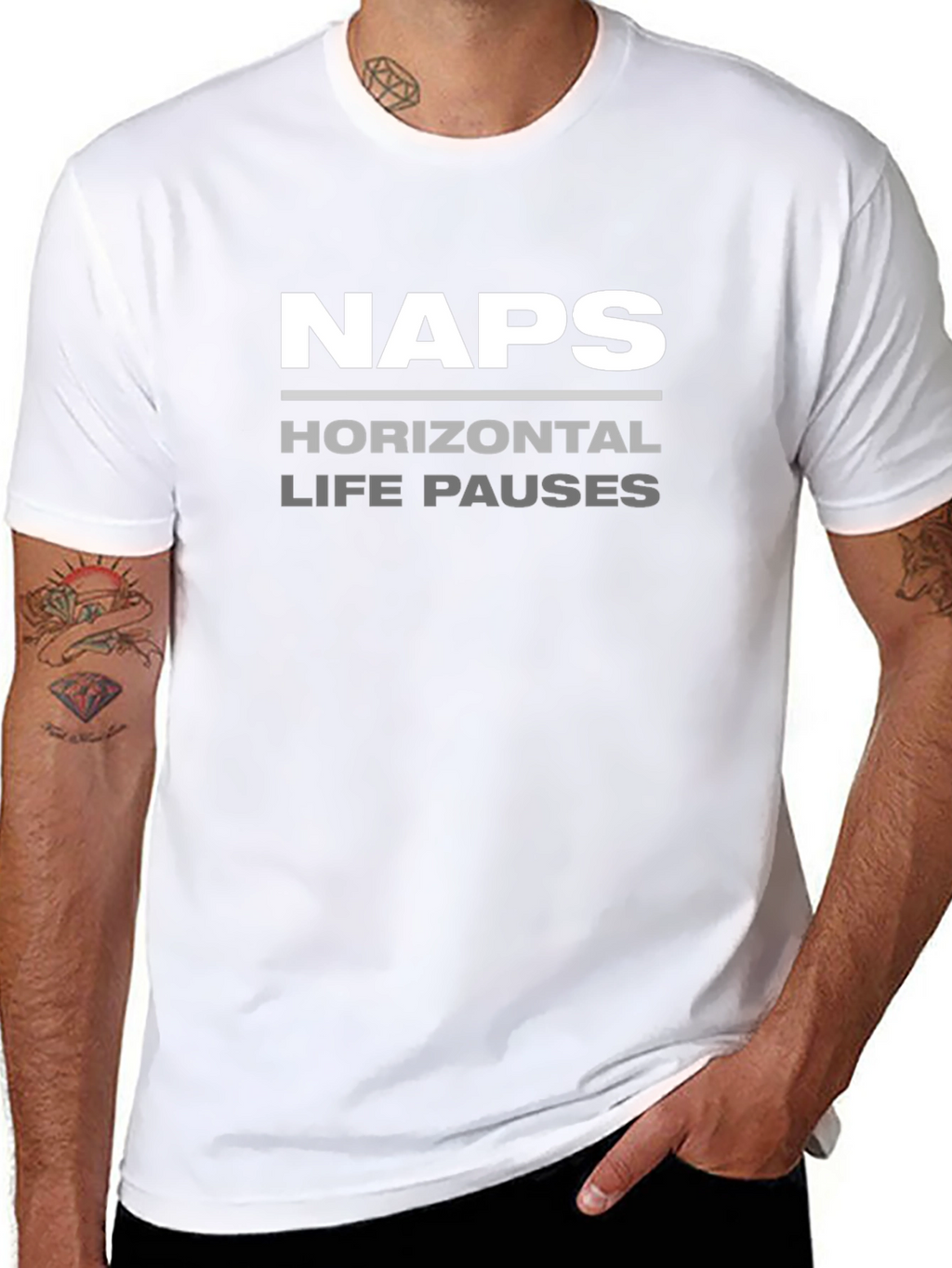 NAPS Horizontal Life Pauses Graphic Tee