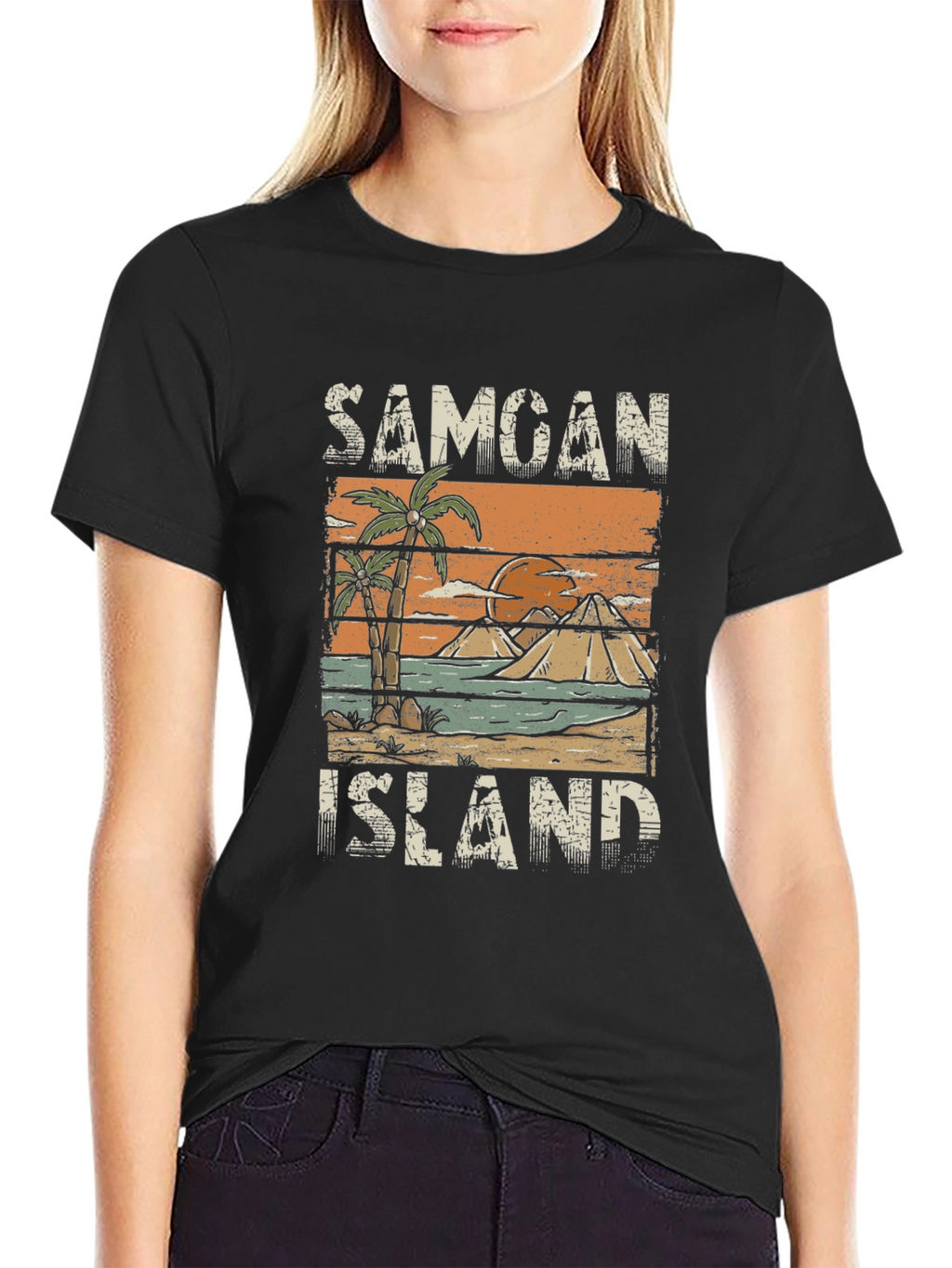Samoan Island T-Shirt - Tropical Vacation Souvenir Tee