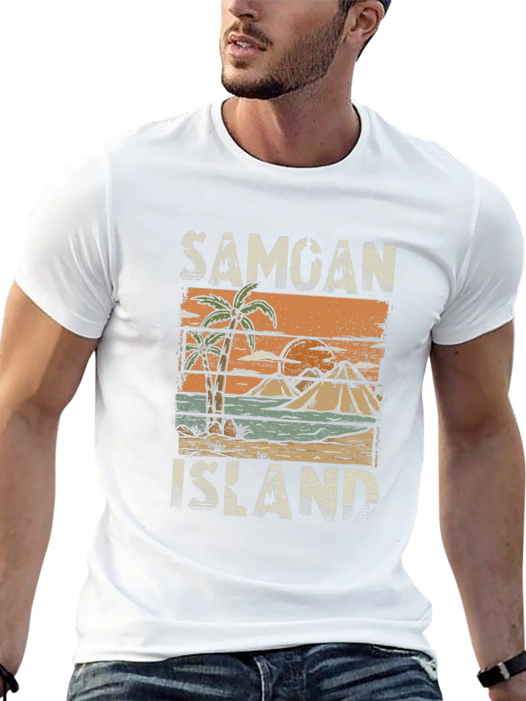 Samoan Island T-Shirt - Tropical Vacation Souvenir Tee