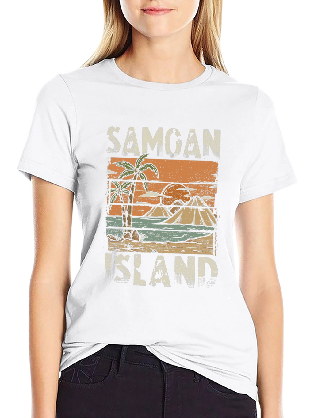 Samoan Island T-Shirt - Tropical Vacation Souvenir Tee