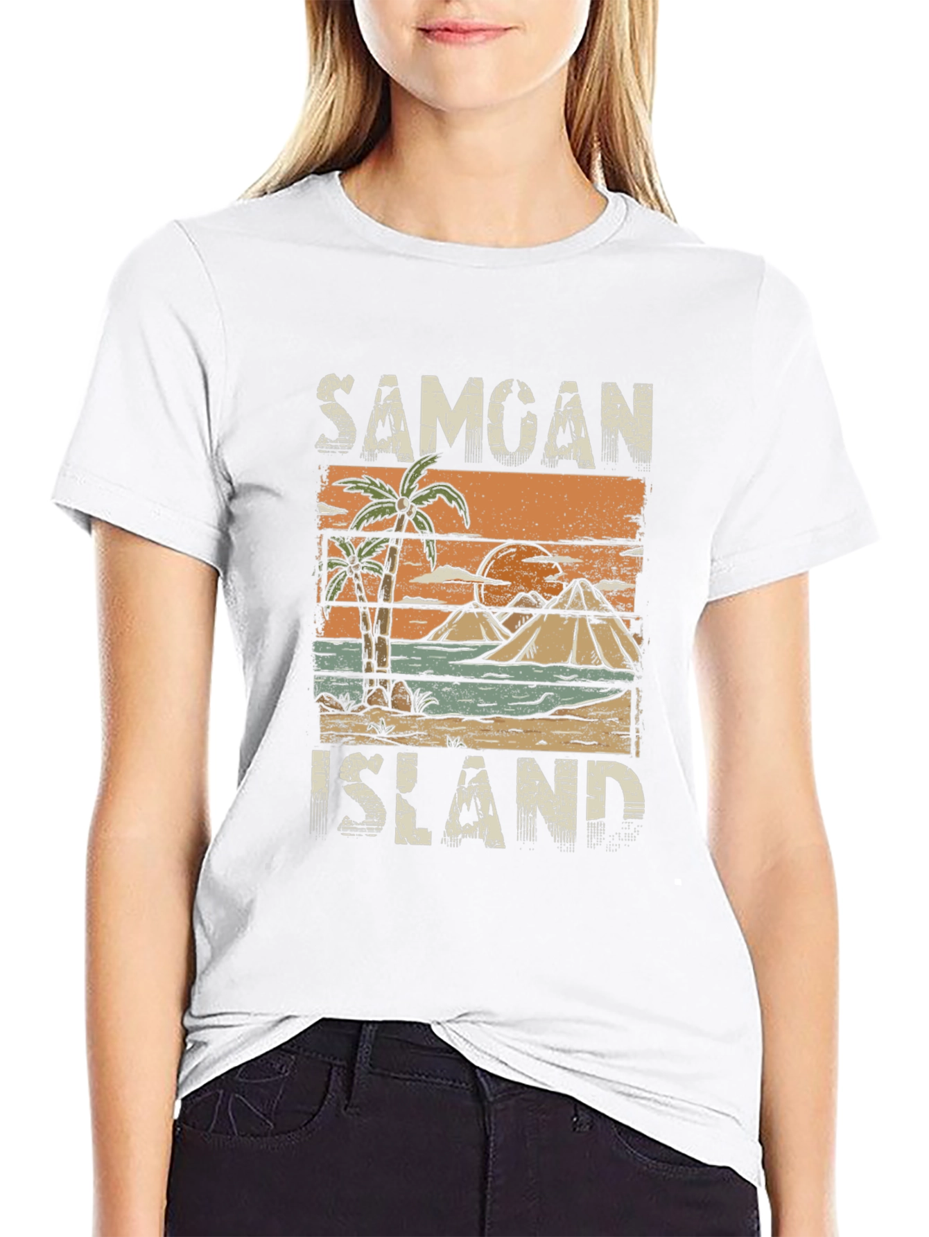 Samoan Island T-Shirt - Tropical Vacation Souvenir Tee