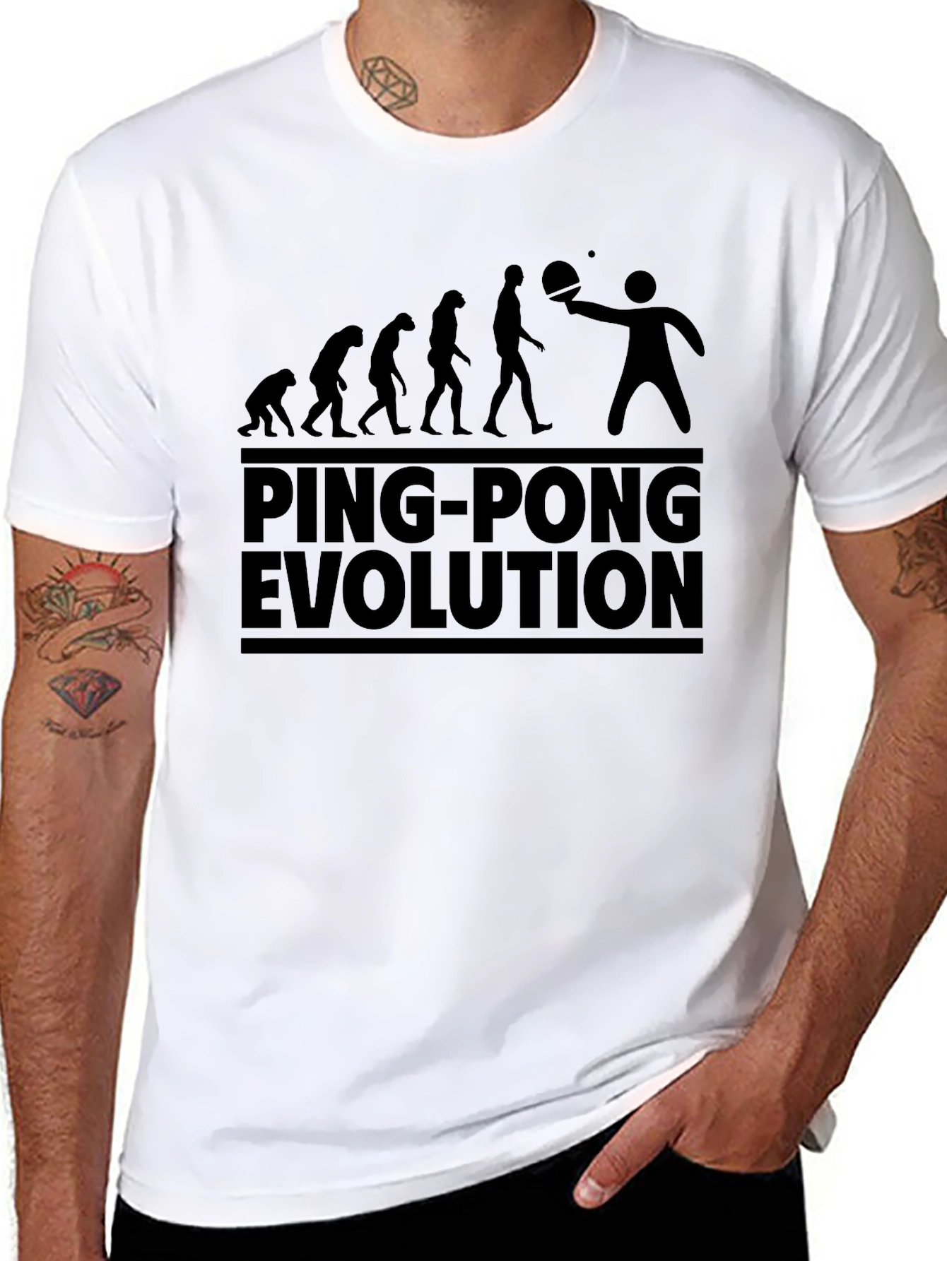 Ping-Pong Evolution Graphic T-Shirt