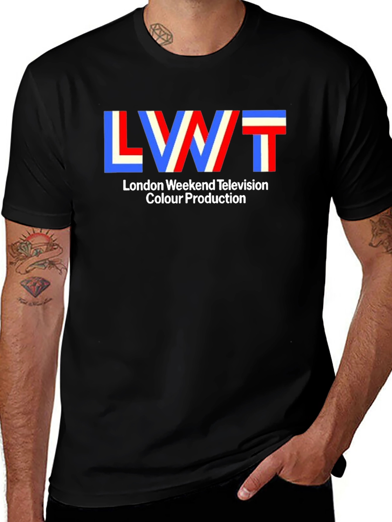 LWT London Weekend Television Graphic T-Shirt