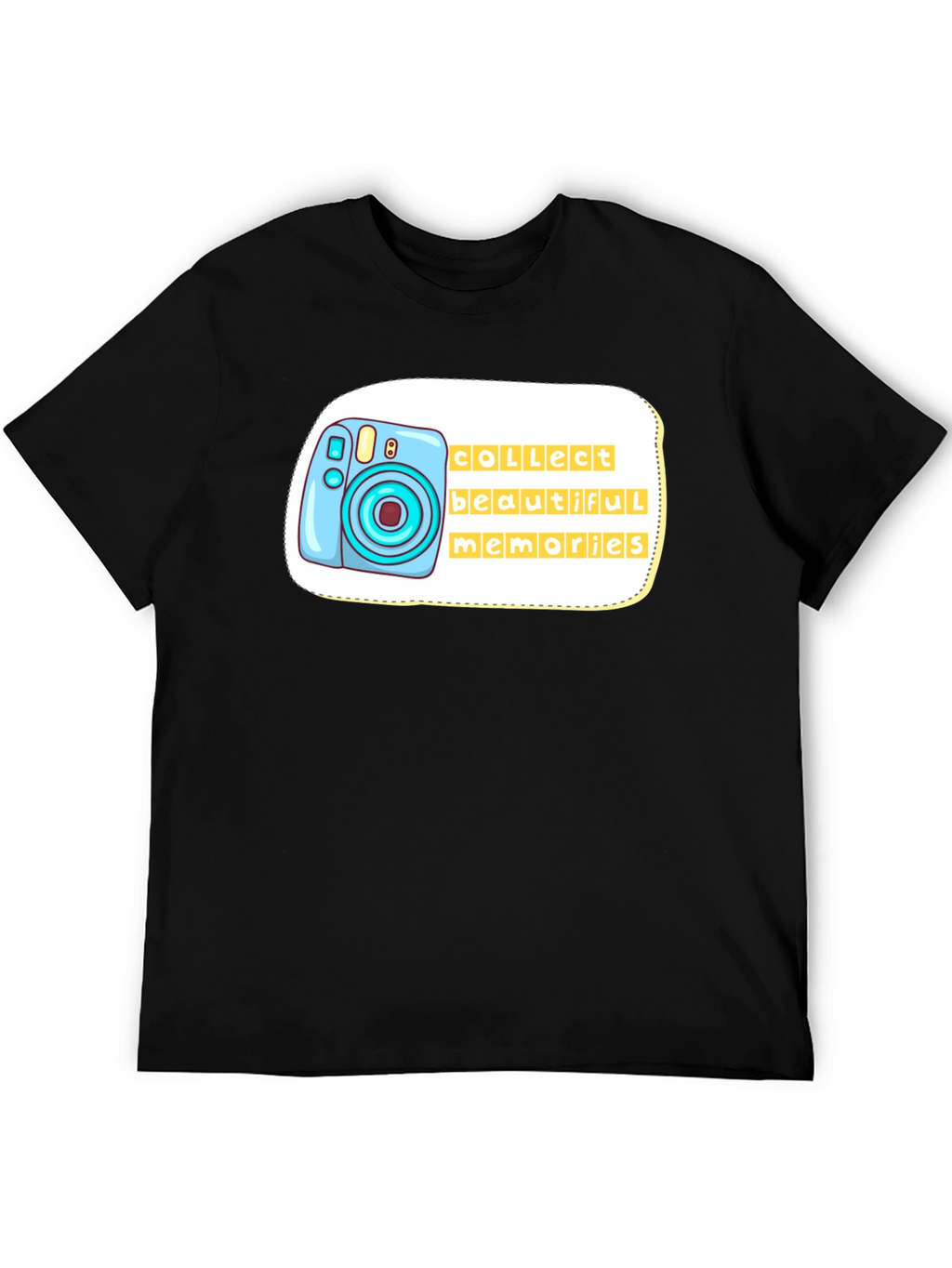 Camera Graphic Tee - Collect Beautiful Memories