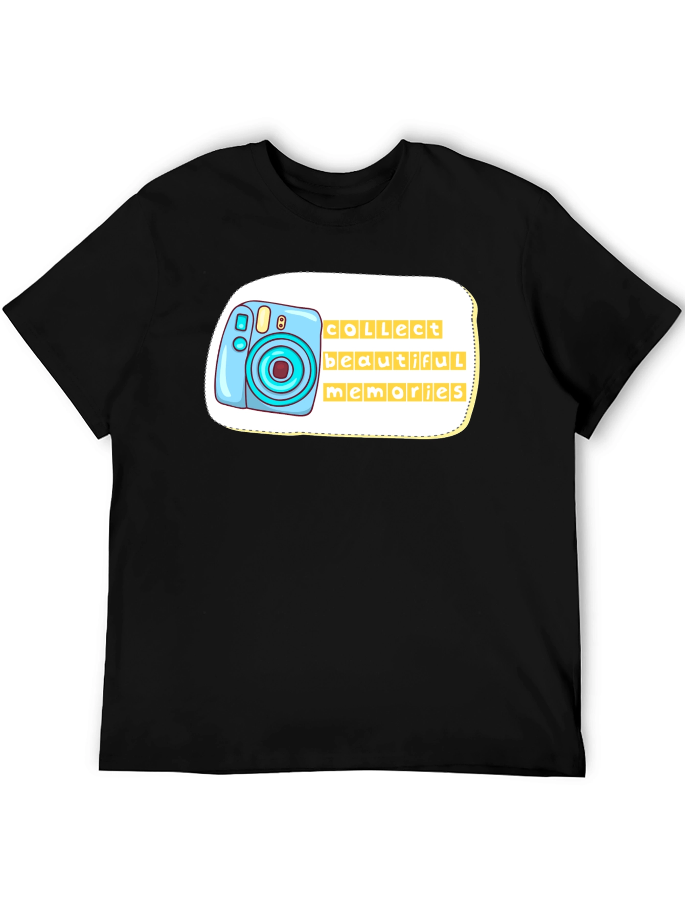 Camera Graphic Tee - Collect Beautiful Memories