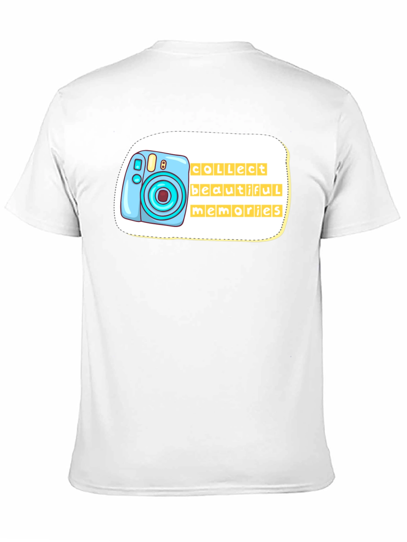 Camera Graphic Tee - Collect Beautiful Memories