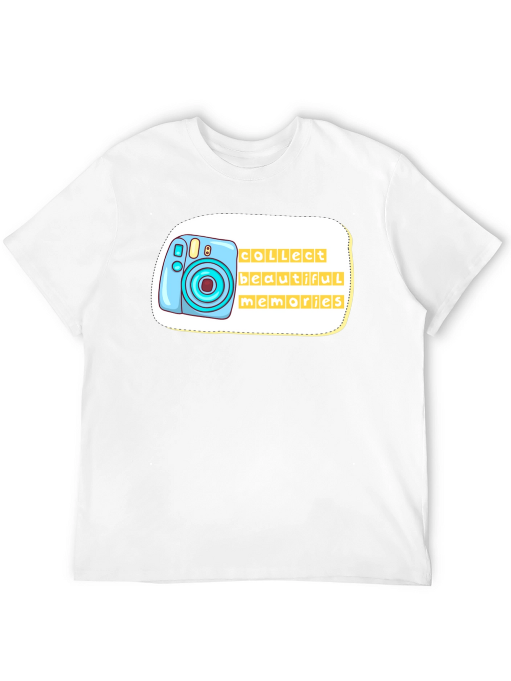 Camera Graphic Tee - Collect Beautiful Memories