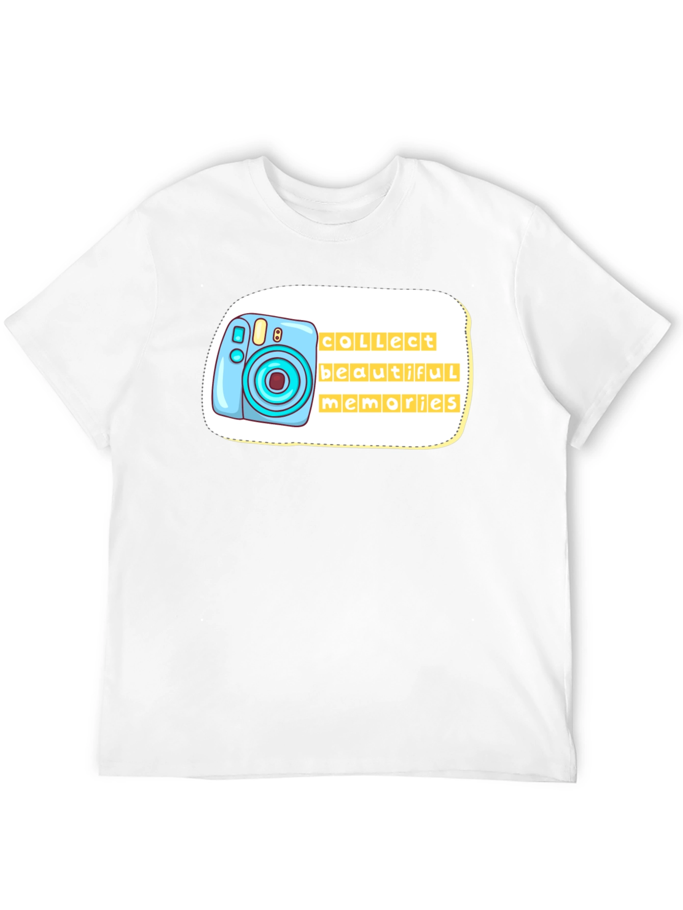 Camera Graphic Tee - Collect Beautiful Memories