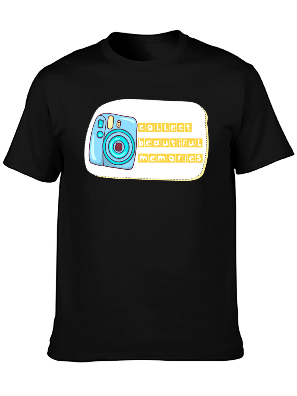 Camera Graphic Tee - Collect Beautiful Memories