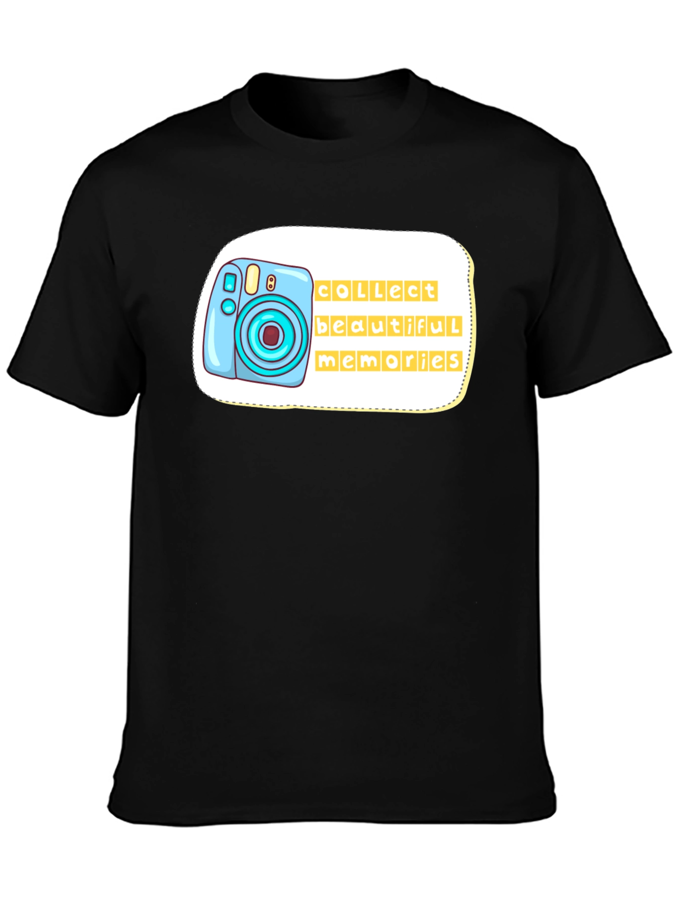 Camera Graphic Tee - Collect Beautiful Memories