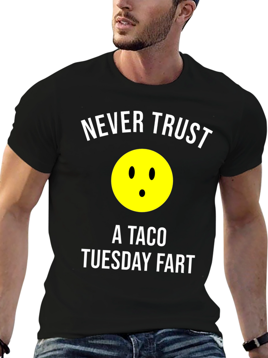 Never Trust A Taco Tuesday Fart Graphic T-Shirt