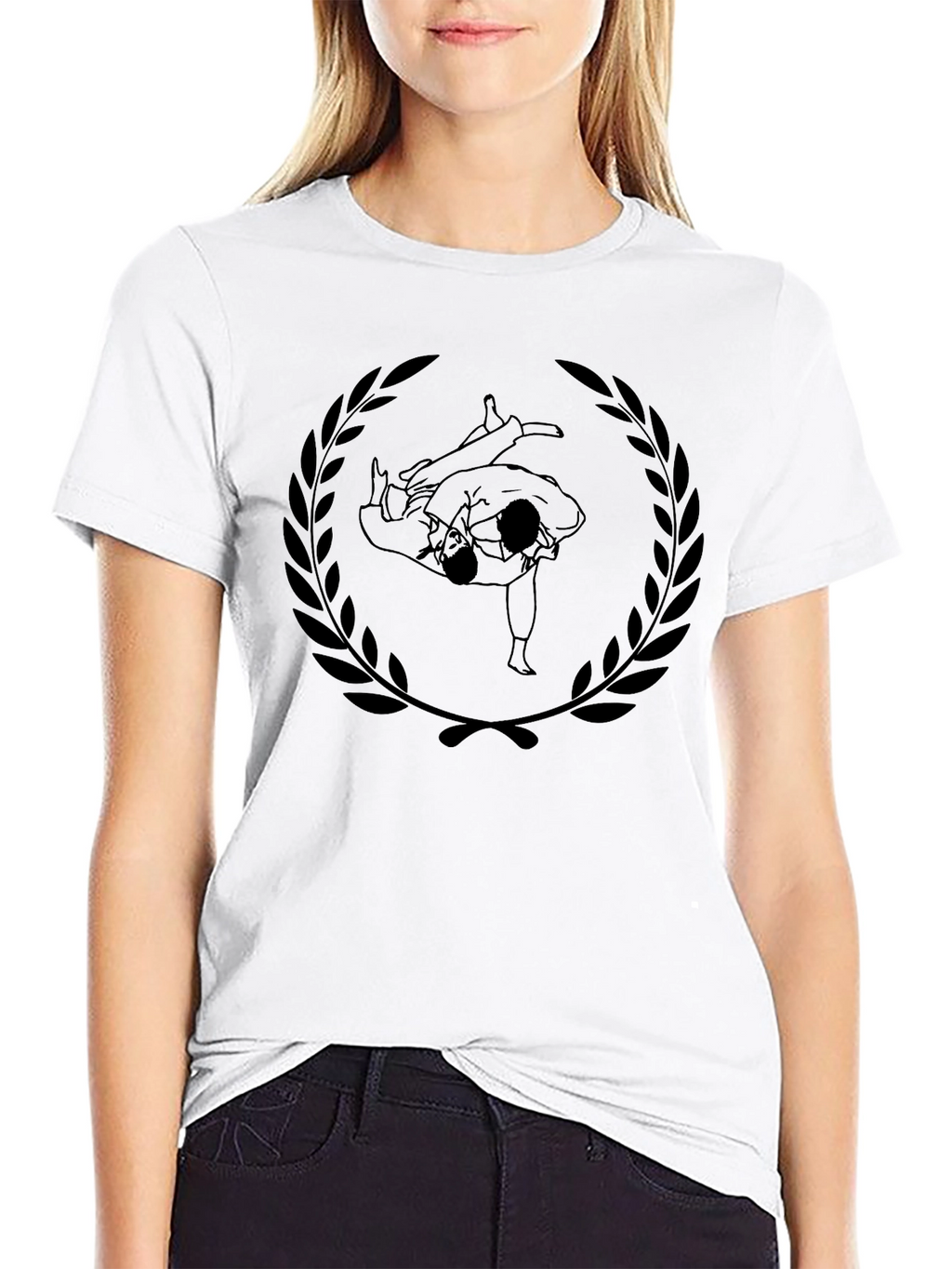 Judo Laurel Wreath Graphic Tee
