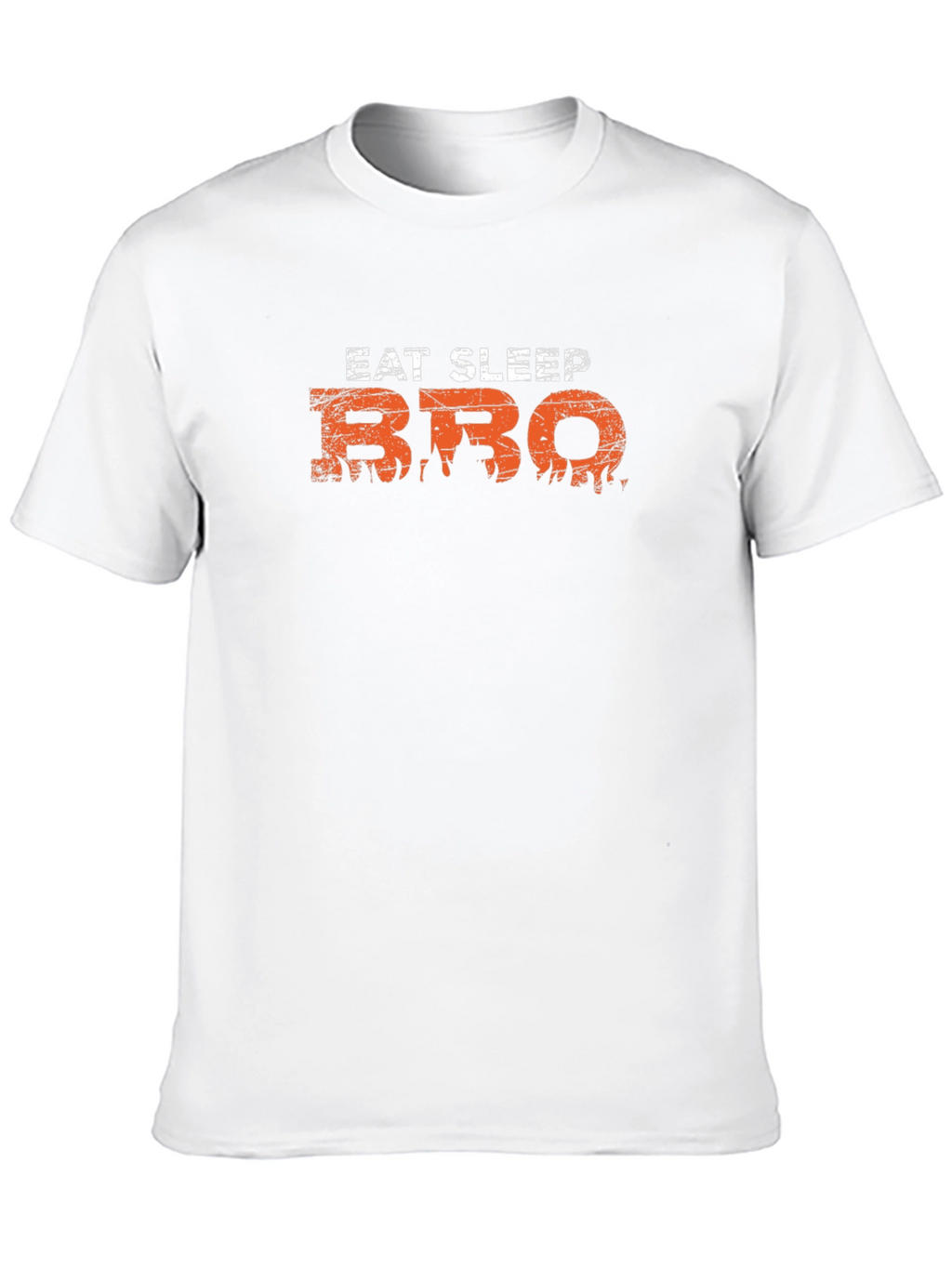 Eat Sleep BBQ Black Graphic T-Shirt