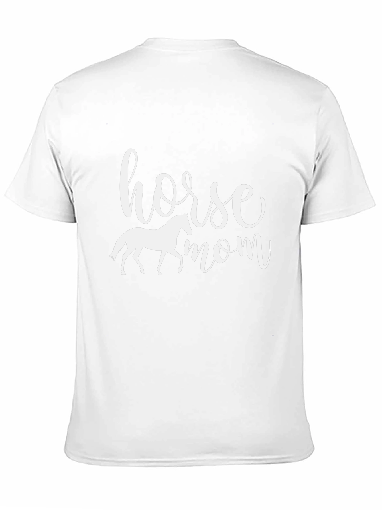 Horse Mom Black Graphic T-Shirt