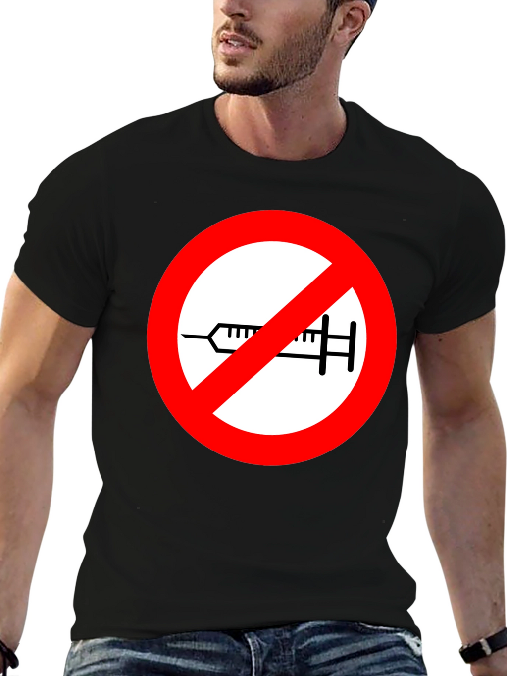 No Vaccine T-Shirt Anti-Vaxxer Tee