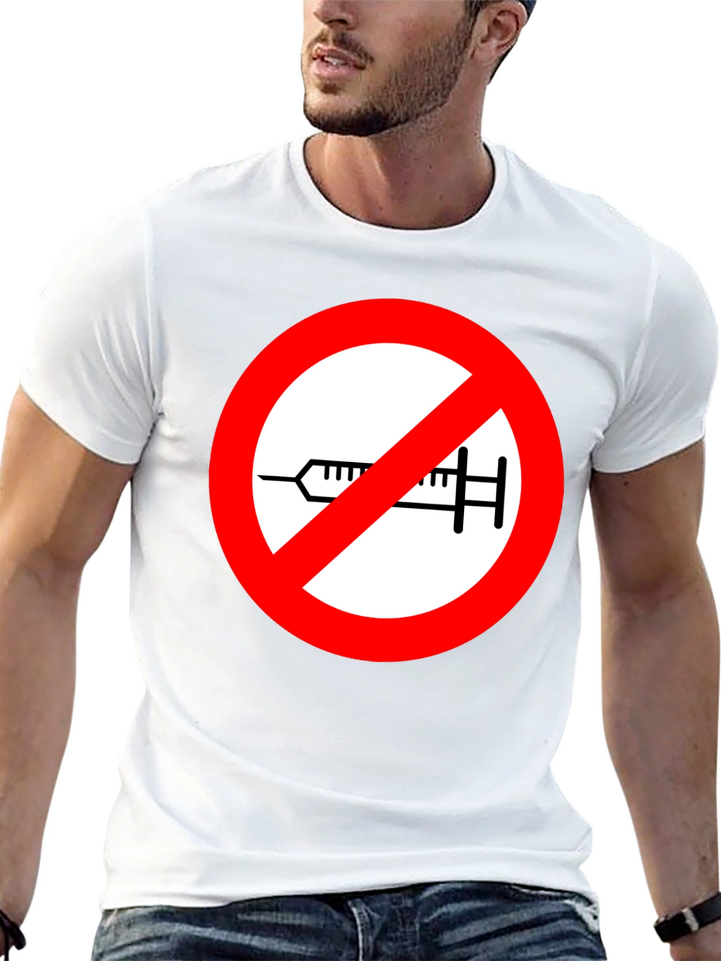 No Vaccine T-Shirt Anti-Vaxxer Tee