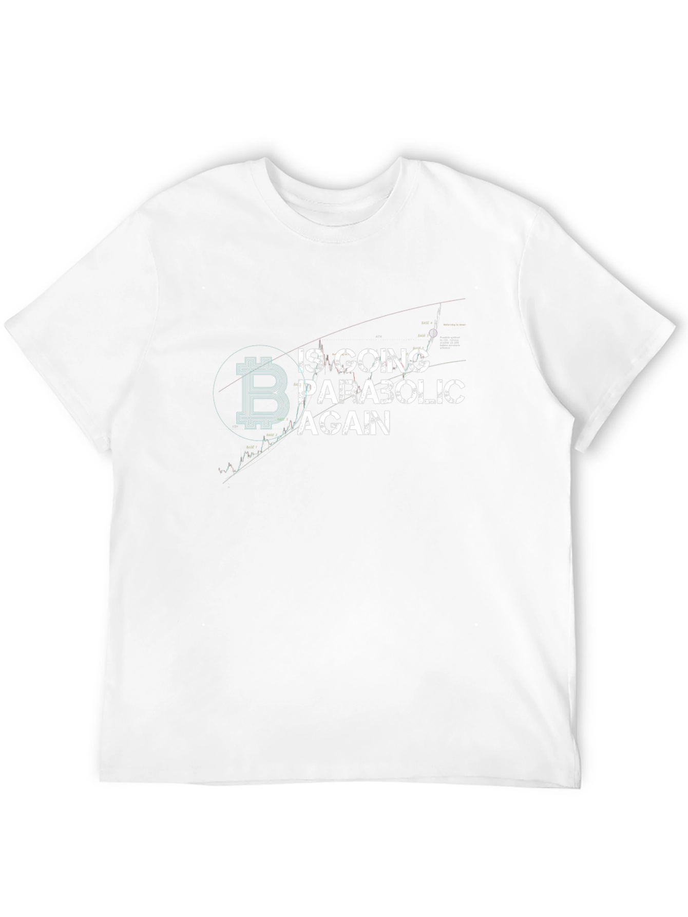 Bitcoin Going Parabolic Again Black T-Shirt