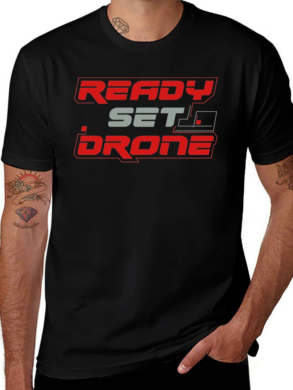 Ready Set Drone Graphic T-Shirt