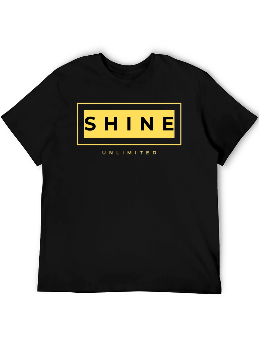 Shine Unlimited Black Graphic T-Shirt