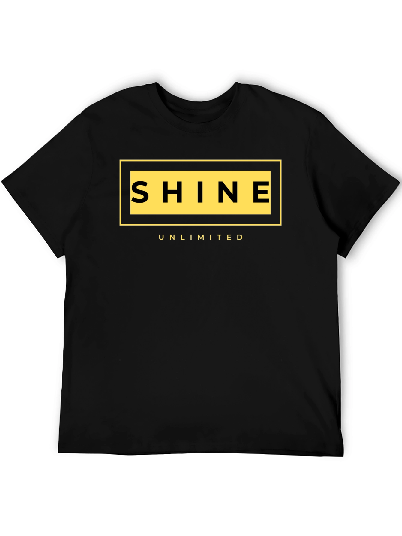Shine Unlimited Black Graphic T-Shirt