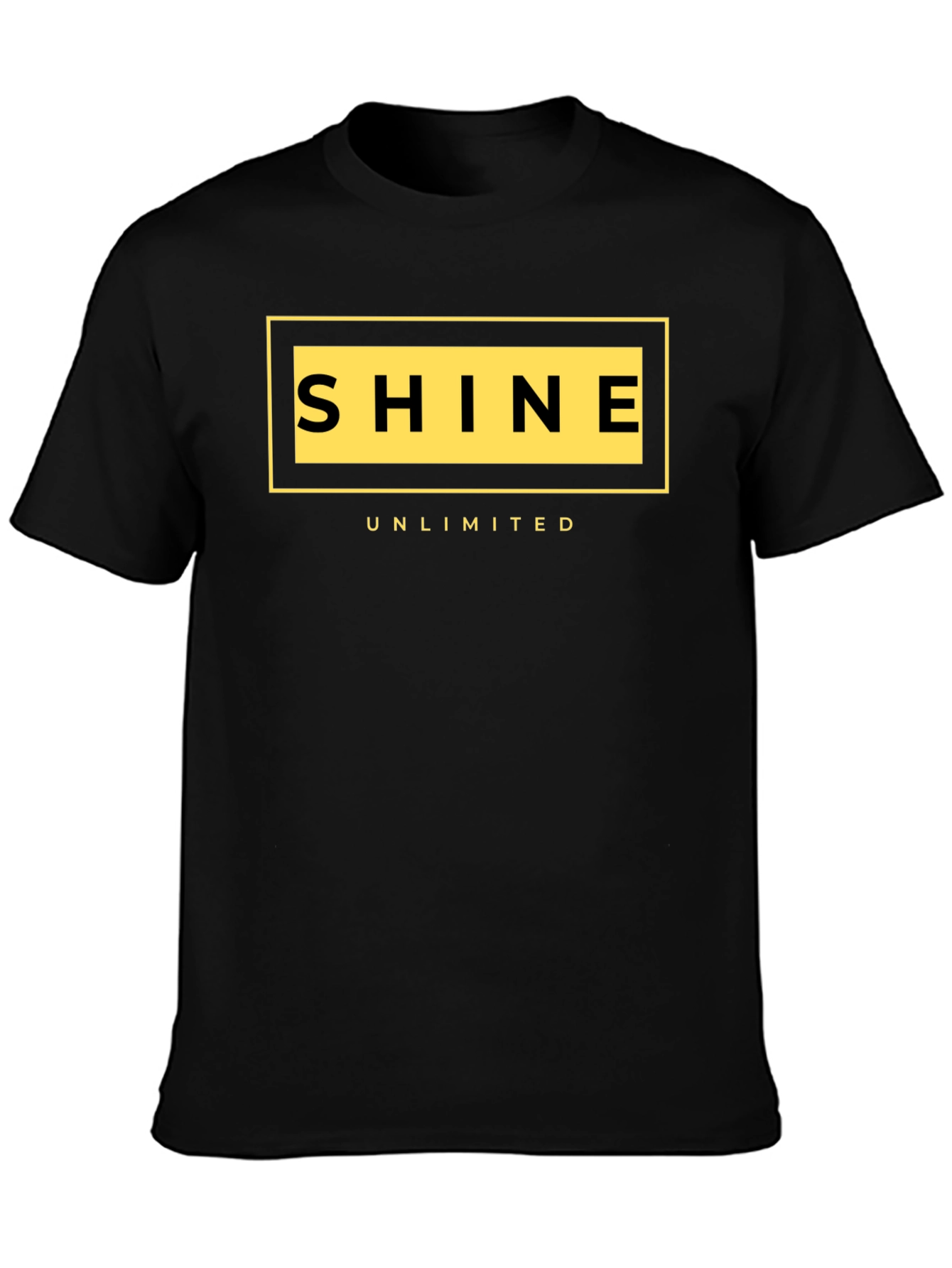 Shine Unlimited Black Graphic T-Shirt