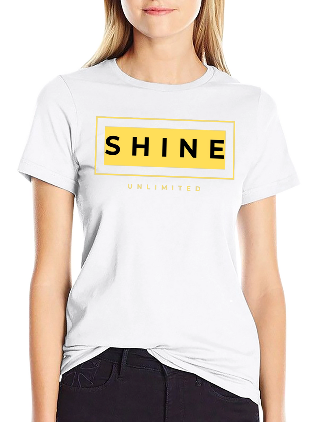 Shine Unlimited Black Graphic T-Shirt