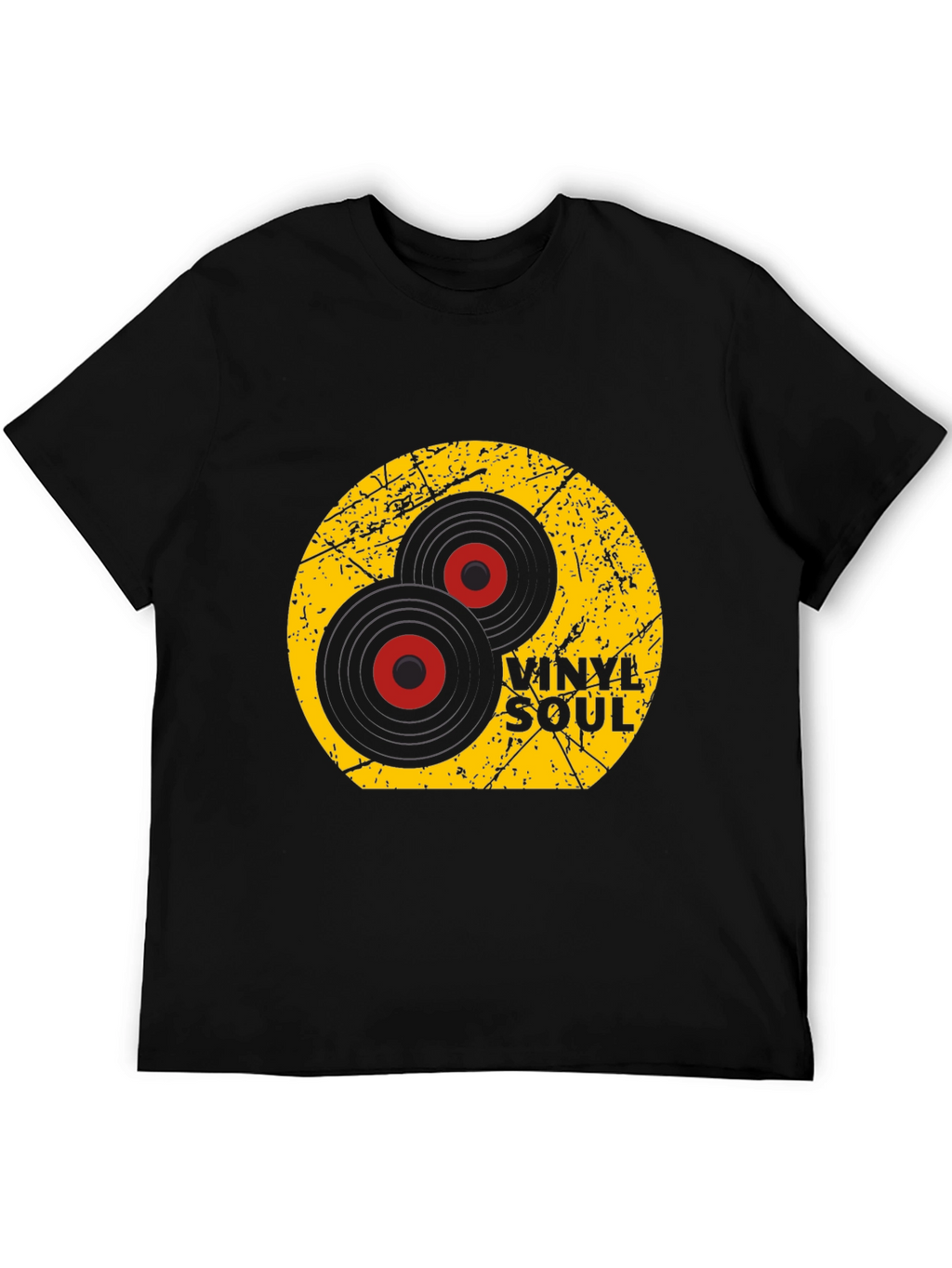 Vinyl Soul Graphic Tee - Retro Music Lover T-Shirt