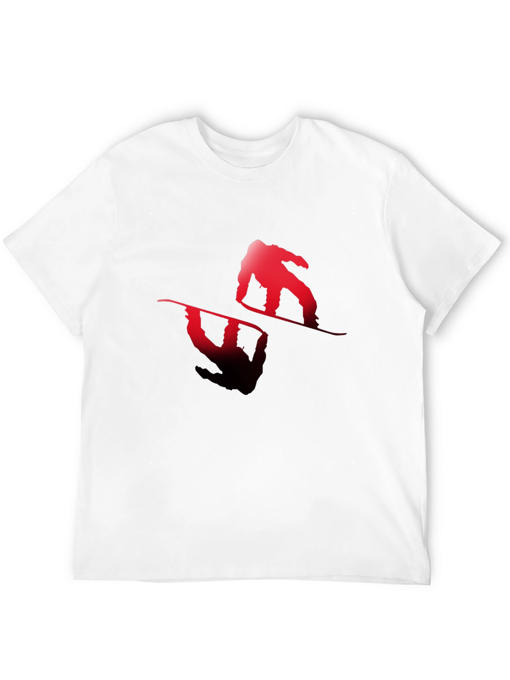 Snowboarder Graphic Tee - Black