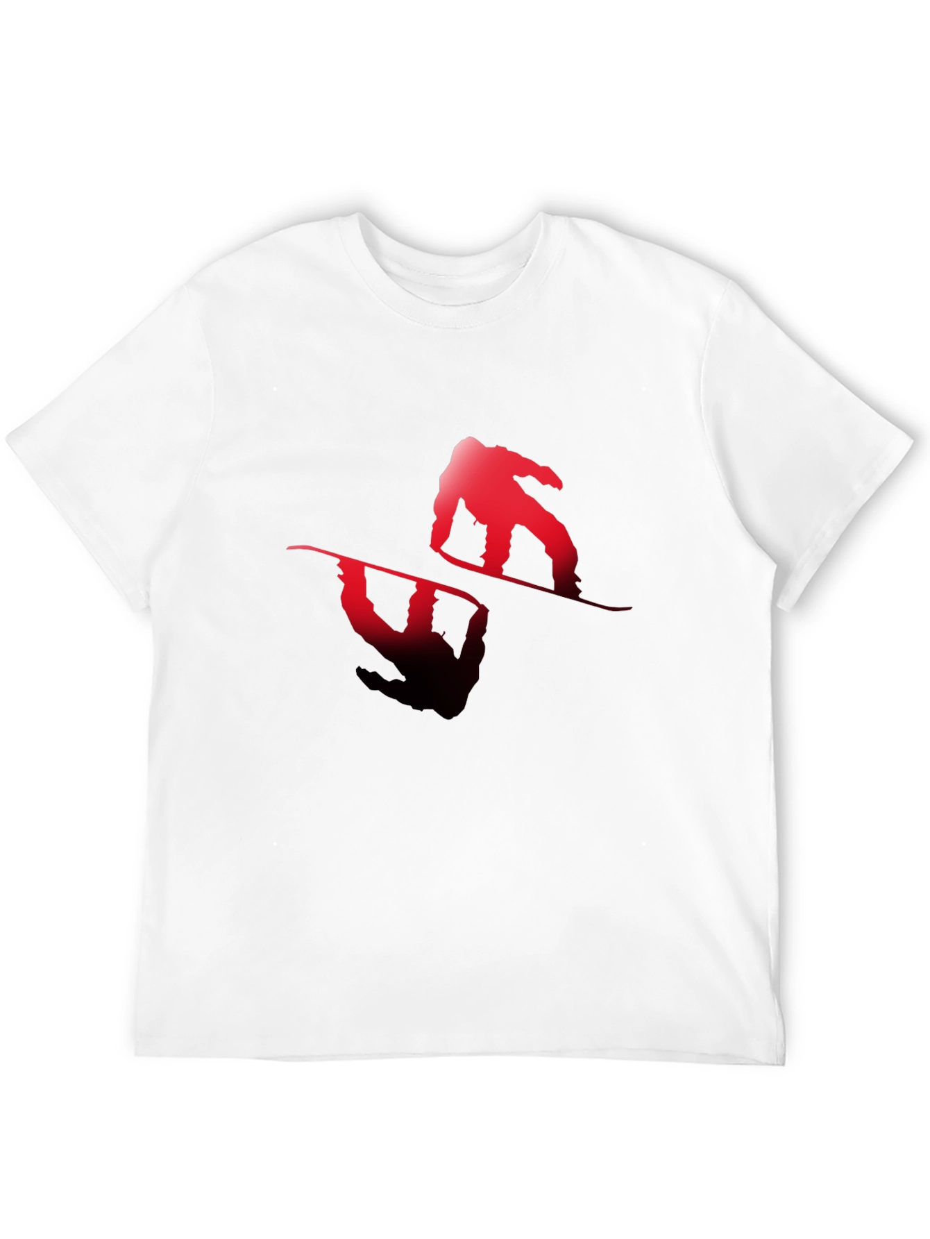 Snowboarder Graphic Tee - Black
